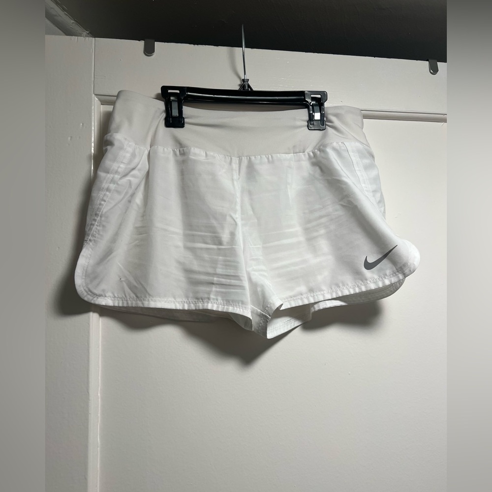 Nike White Athletic Shorts